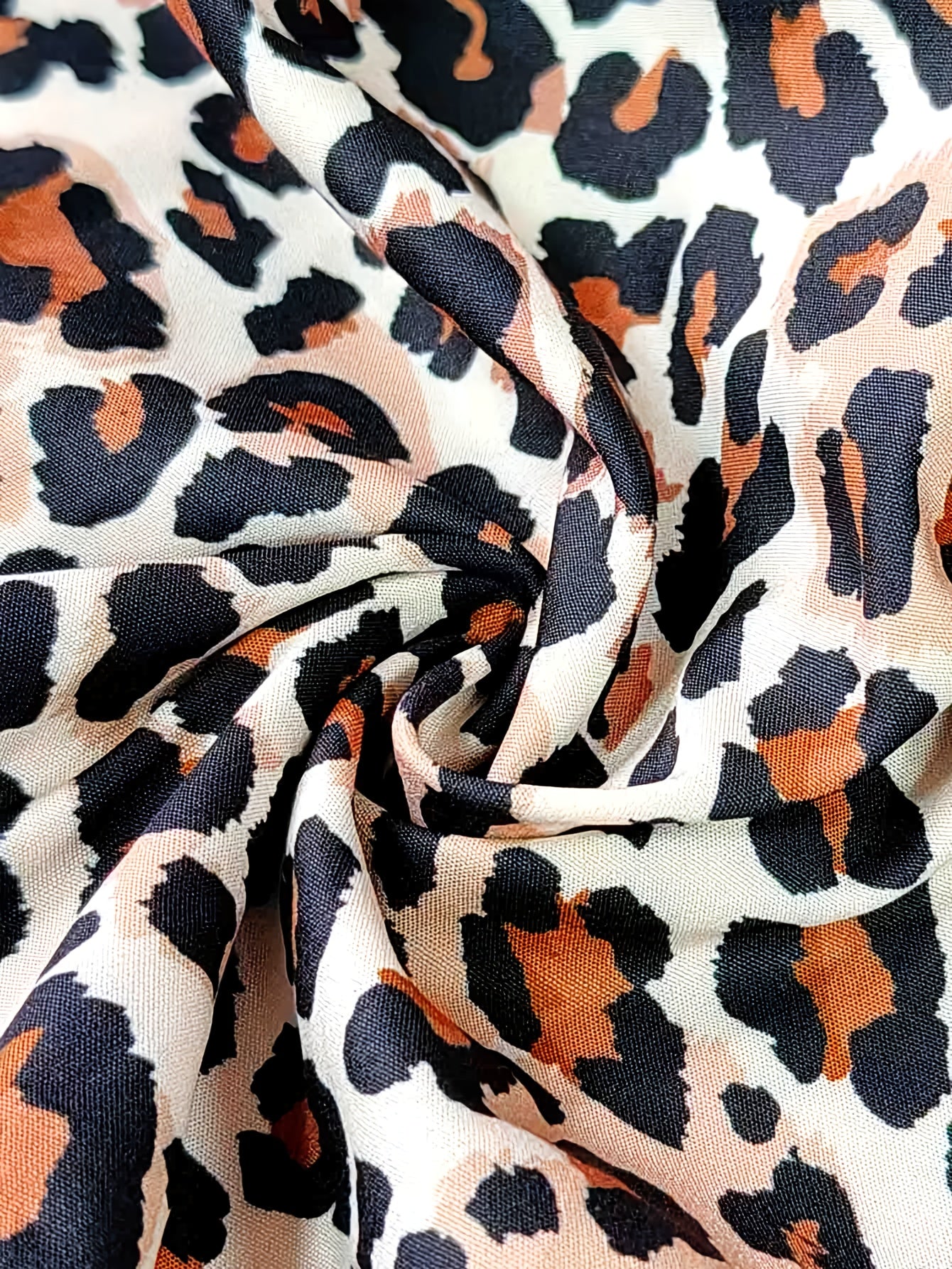 Adult Women's Fashion Autumn/Winter Daily Leopard Print Pocket Hooded Thin Casual Reversible Jacket