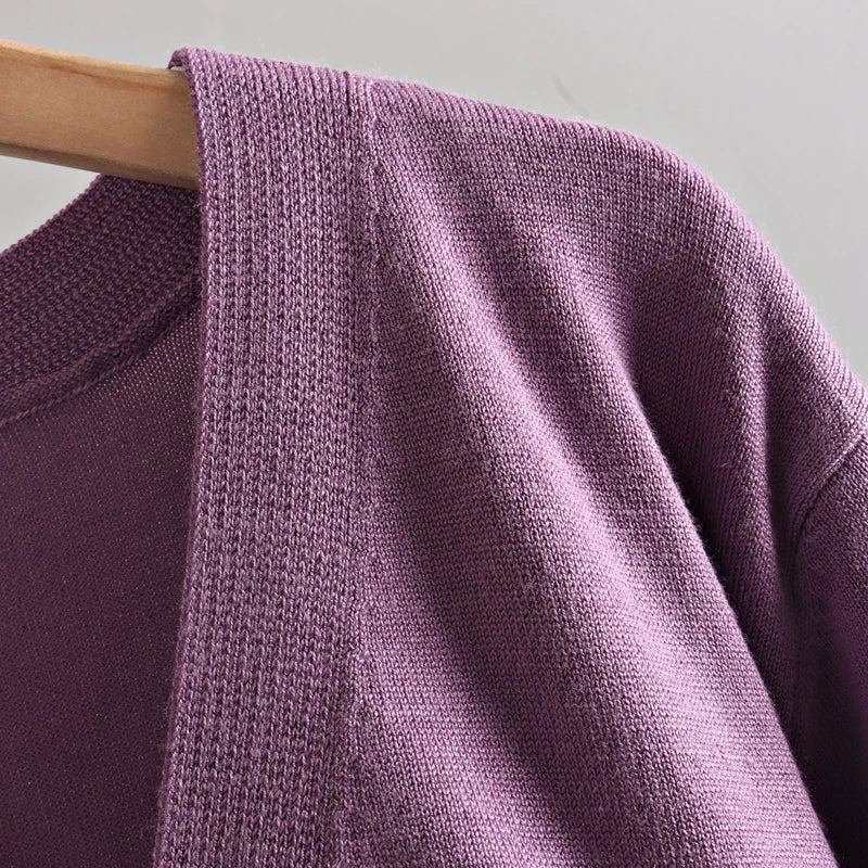 GIGOGOU Spring Autumn 3 Piece Women Cardigan Tracksuits Fashion Knitted Pocket Pant Set Ladies Sweater Suit