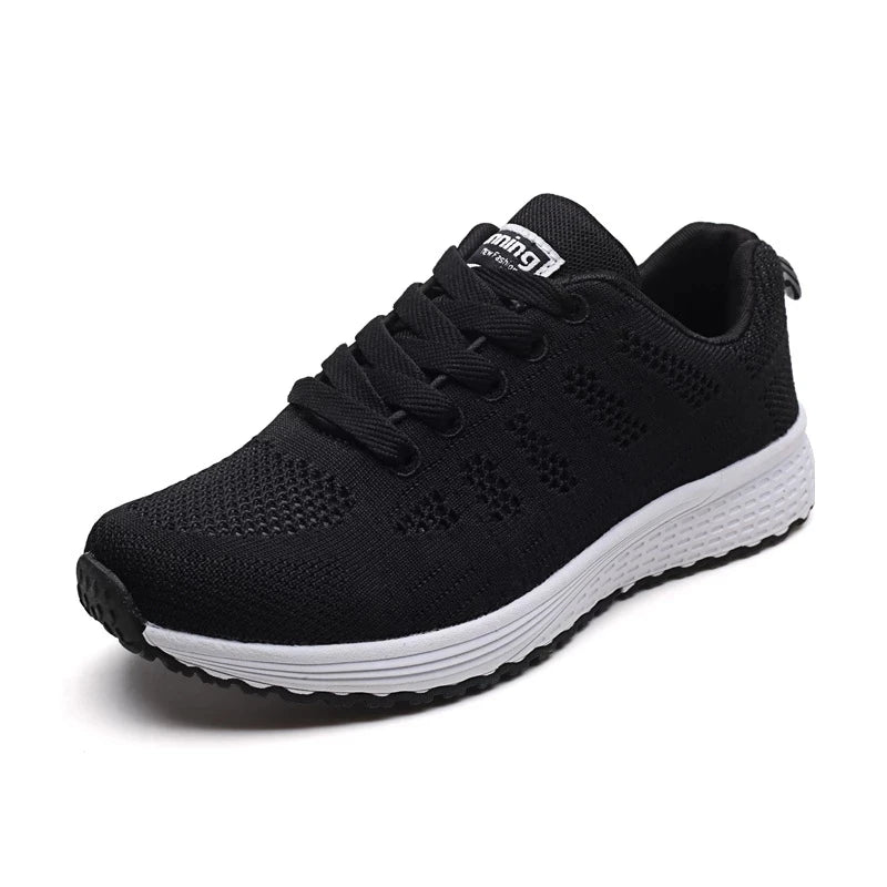 Women Casual Shoes Fashion Breathable Walking Mesh Flat Shoes Sneakers Women 2025 Gym Vulcanized Shoes White Female Footwear