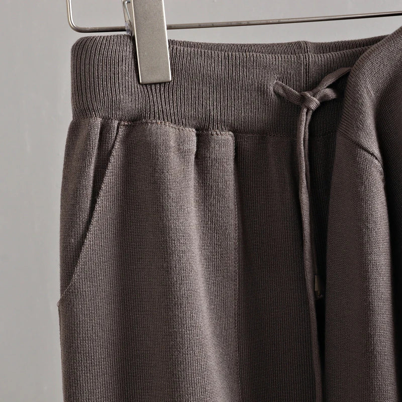 GIGOGOU Spring Autumn 3 Piece Women Cardigan Tracksuits Fashion Knitted Pocket Pant Set Ladies Sweater Suit