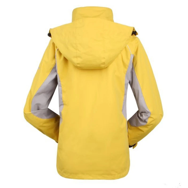 TRVLWEGO Woman Winter Trekking Ski Jacket Camping Climbing Single Double Plate Waterproof Windproof Thickening Hiking Clothing