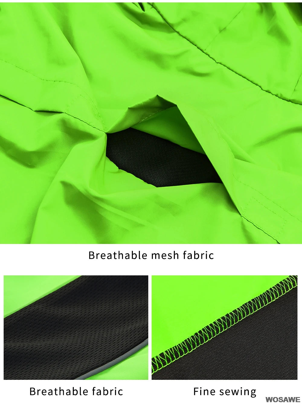 WOSAWE Ladies Windproof Cycling Jackets Hooded Riding Waterproof Cycle Clothing Bike Long Sleeve Jerseys Reflective Wind Coat