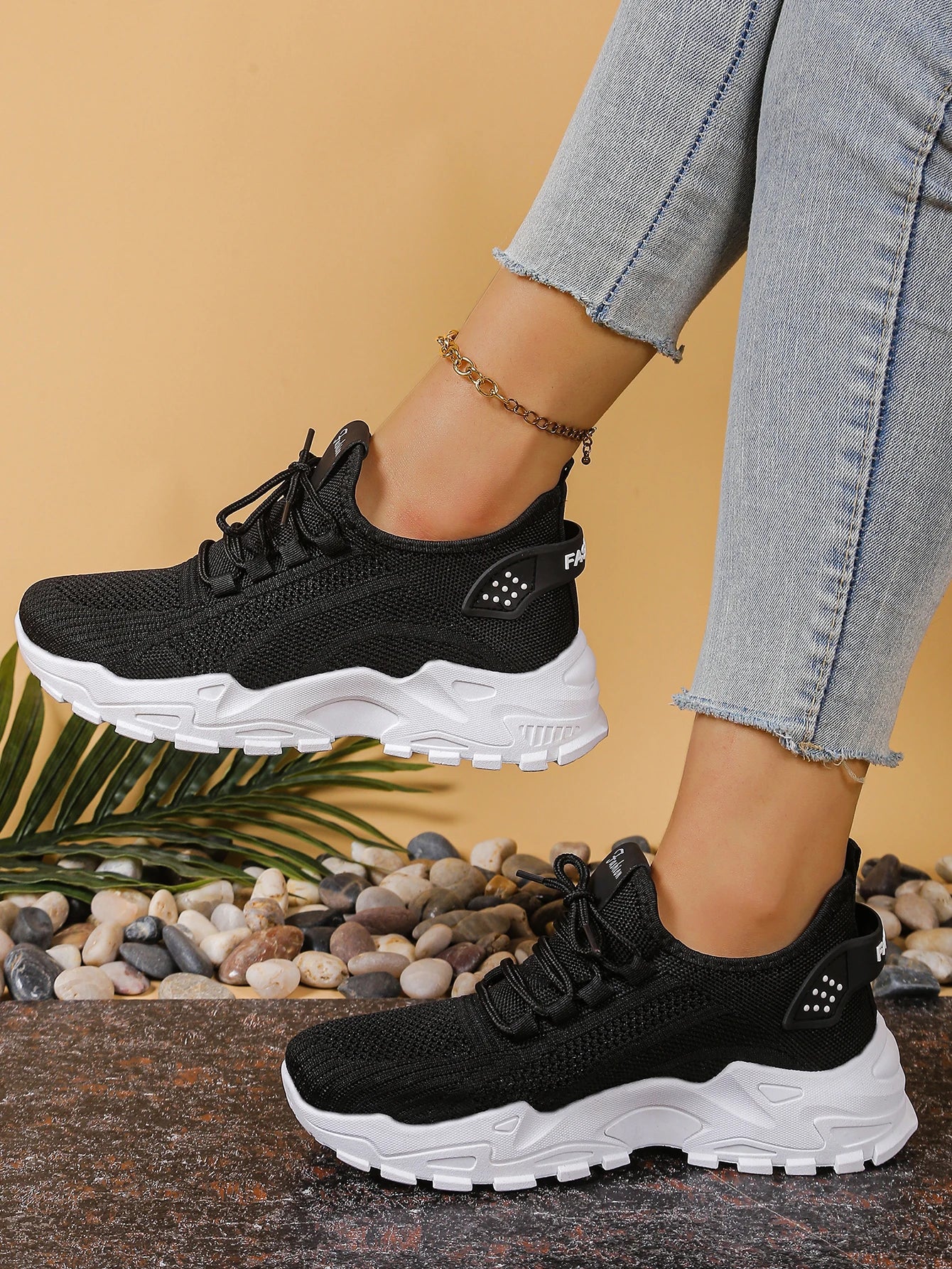 Ladies shoes women's sneakers shoes woman 2025 Solid color increases height and is versatile cheap shoes clearance free shipping