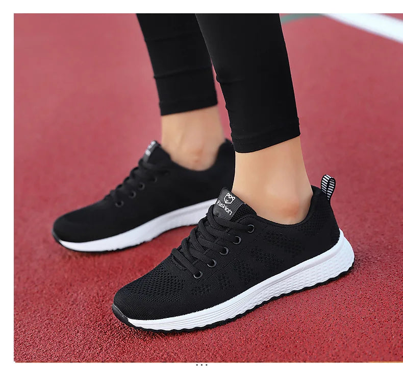2025 Women Sport Shoes Fashion Platform Sneakers Ladies Spring Winter Flats Running Shoes for Woman