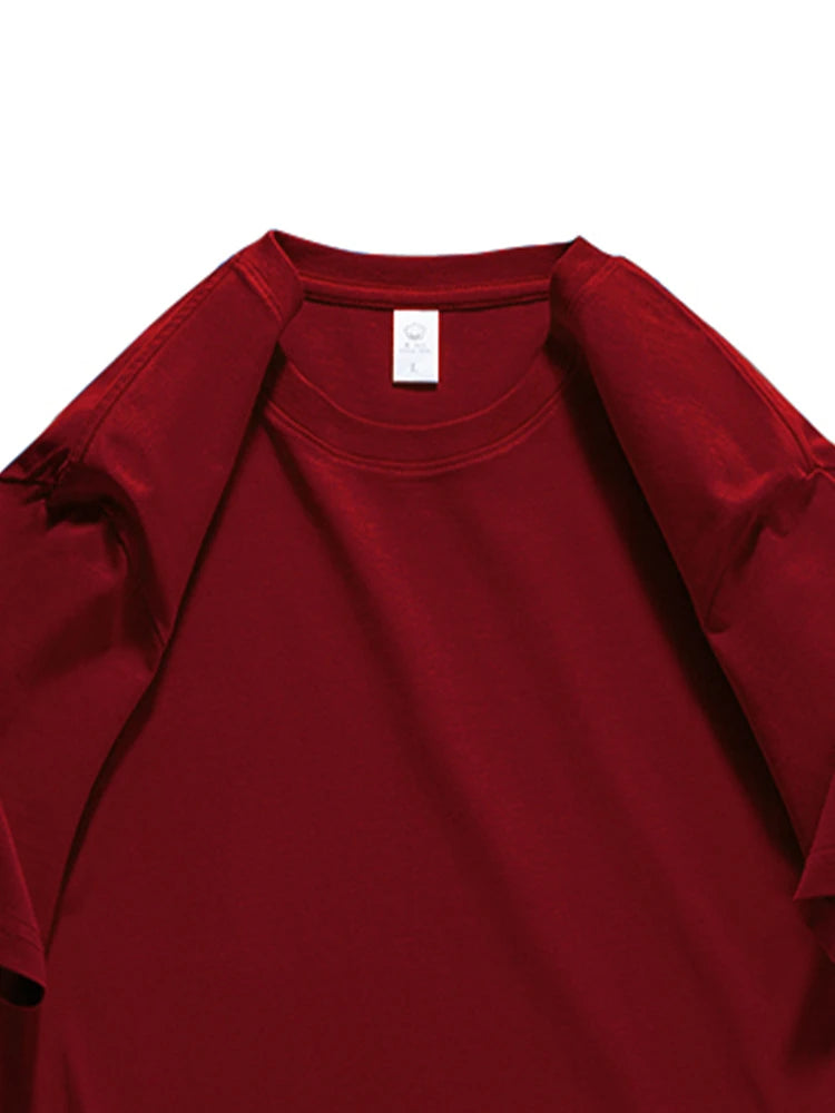 COUTUDI 100% Cotton 3 pieces Women Short Sleeve T-shirt Summer Oversize Solid Color Basic Top Casual Female Regular Fit Soft Tee