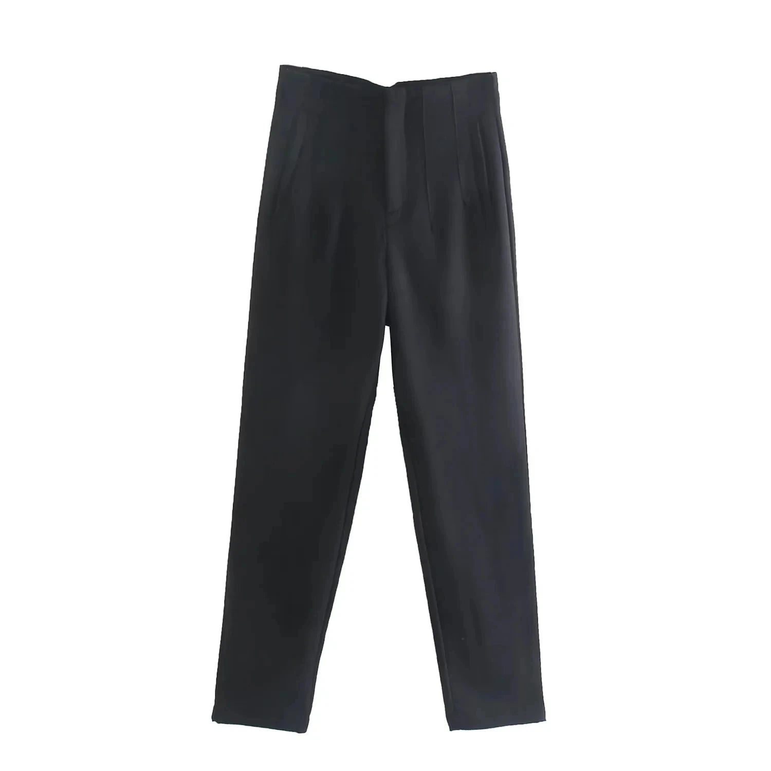 2025 Woman Solid Trouser High Waist Slim Zipper Fly Long Pants Female Wild Commute Office Lady Woman Pencil Pant Street