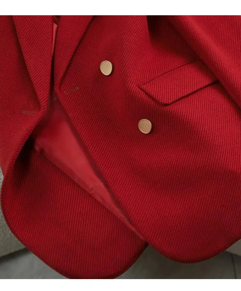 Luxury Brand Blazers Women Clothing Autumn Winter Jacket Button Office Ladies Coat Design Jacket Long Sleeve Outerwear Suits New