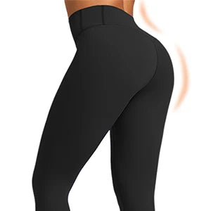 5pcs Women Sport Cropped Pants Solid Color Back Waist Pocket High Waist Yoga Legging Butter Athletic Gym Comprehensive Training