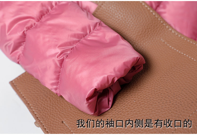 Slim Remove Hooded Parka Fashionable Outerwear 2025 Winter Womens Down Jackets Long Light Thin Coat Puffer Jacket