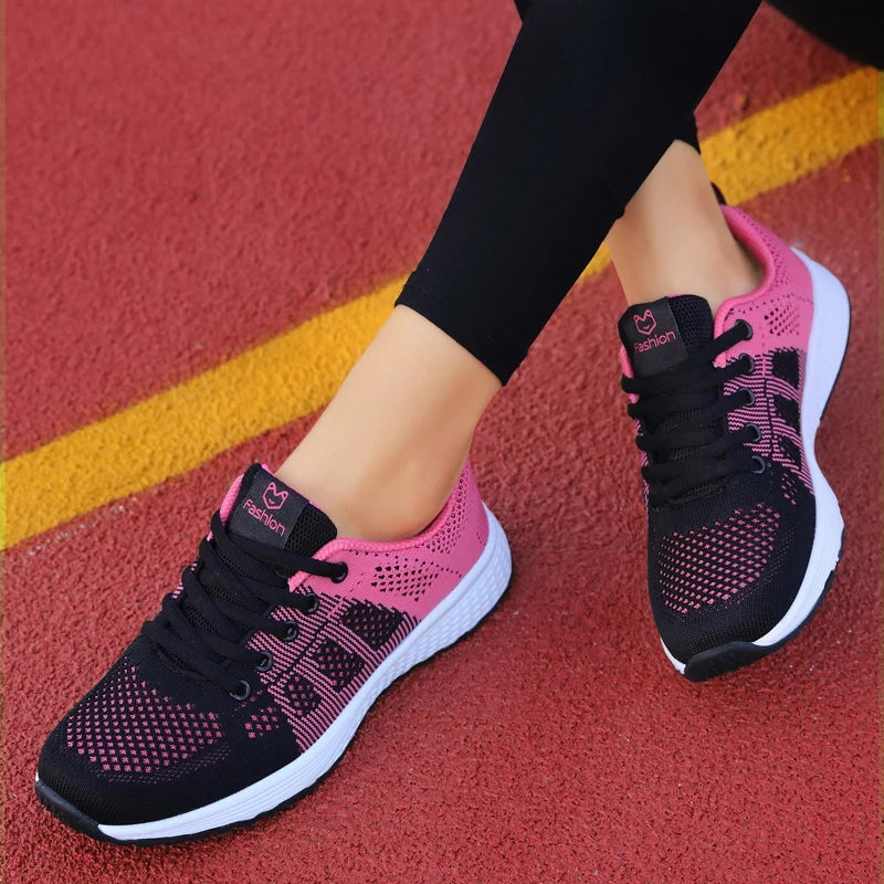 2025 Women Sport Shoes Fashion Platform Sneakers Ladies Spring Winter Flats Running Shoes for Woman