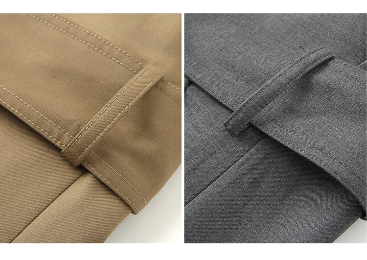 Lautaro long and oversized coat for women, model 2025, double-breasted, casual and loose fit, thick and warm fabric, perfect for the European winter.