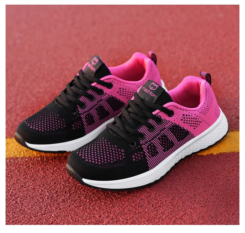 2025 Women Sport Shoes Fashion Platform Sneakers Ladies Spring Winter Flats Running Shoes for Woman
