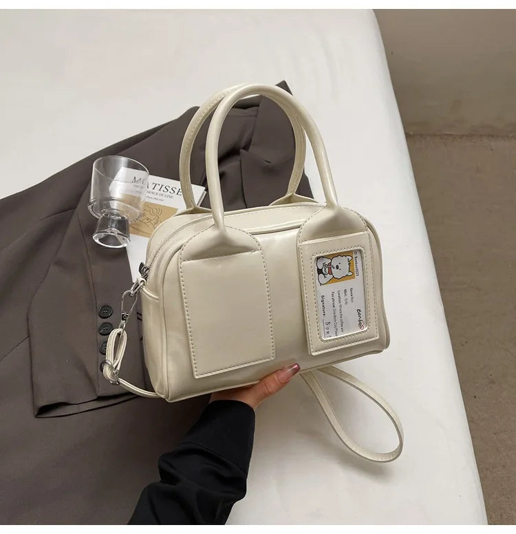 2025 New Y2K Harajuku Shoulder Bag Women Korean Transparent Ita Bag Crossbody Bag Female Japanese Designer Trend Handbag Purse