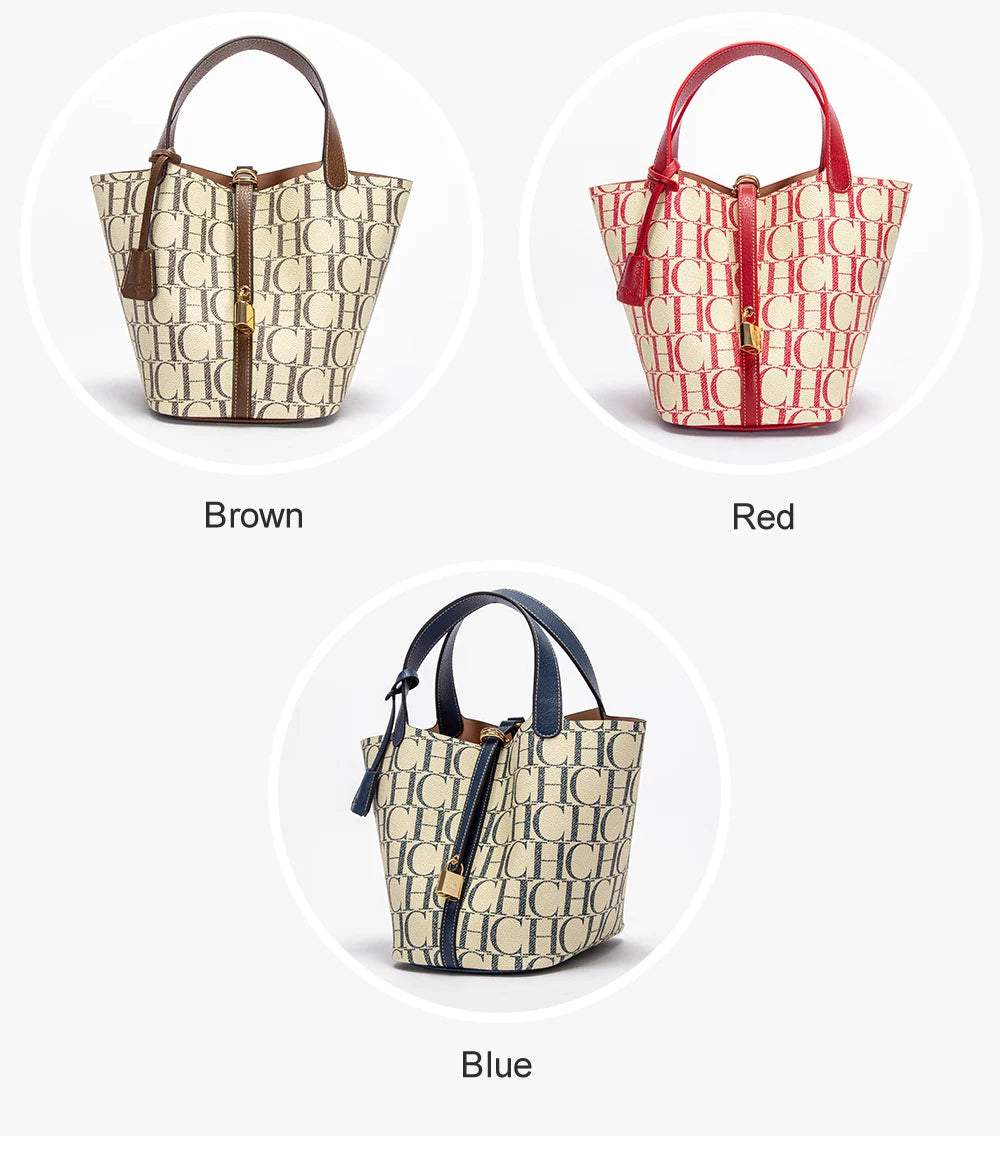 Luxury Brand 2025 Fashion Women's Handbag PVC Jacquard Texture Women's Shoulder Bag Large Capacity Commuter Travel Crossbody Bag