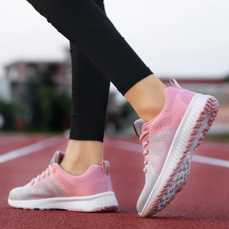 2025 Women Sport Shoes Fashion Platform Sneakers Ladies Spring Winter Flats Running Shoes for Woman