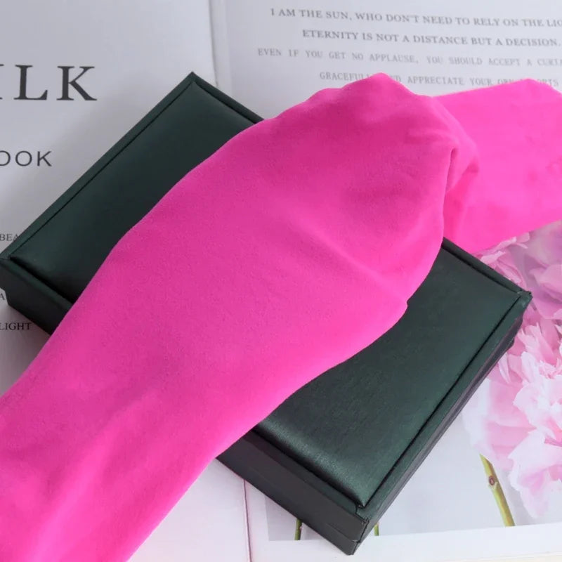 Women's Vintage Red Women's Pantyhose Spring Autumn Velvet High Elastic Y2k Slim Fit Candy Colored Tights Stockings for Females