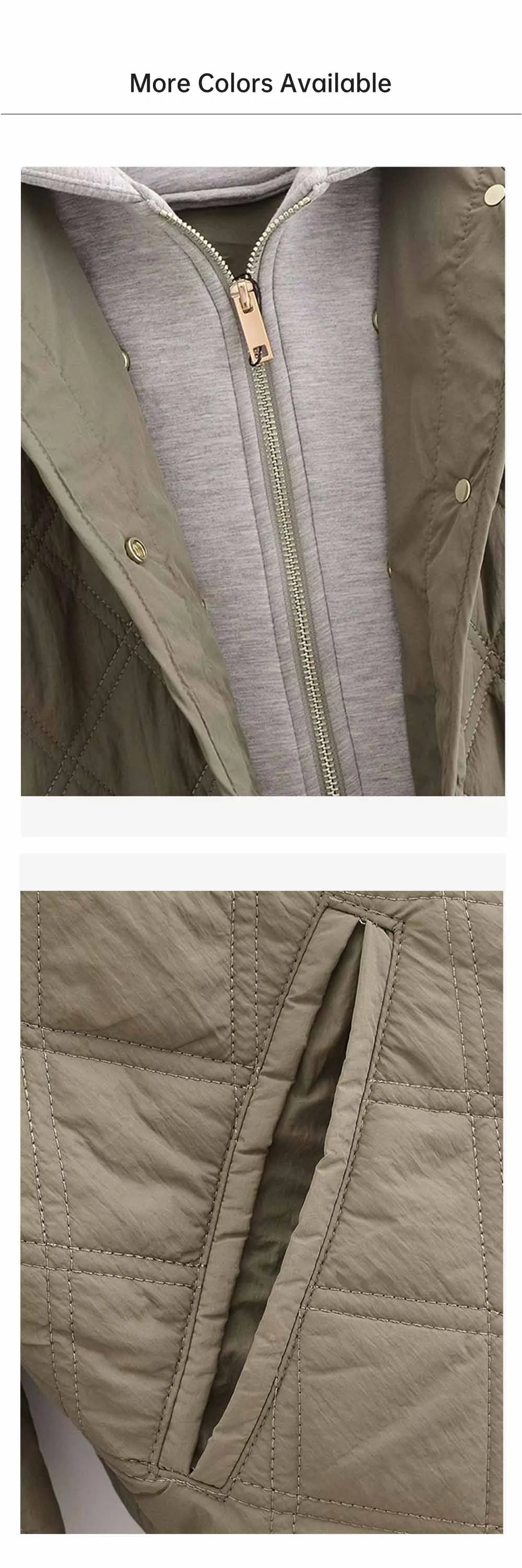 2025 Autumn/Winter New Product Fashion Casual Women's Round Neck Loose Long Sleeve Hooded Jacket Top