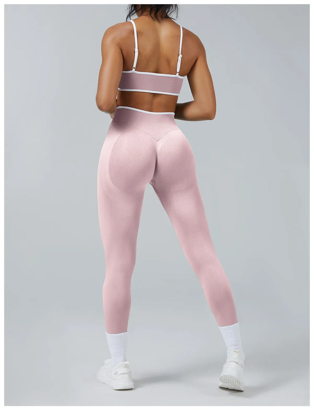 women  Leggings Women Ignite Gym Set Woman Leggings Set Workout Clothes Bra Set Seamless Scrunch Legging Yoga Set