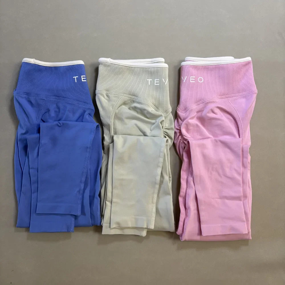 women  Leggings Women Ignite Gym Set Woman Leggings Set Workout Clothes Bra Set Seamless Scrunch Legging Yoga Set