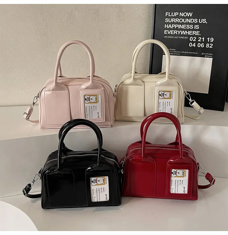 2025 New Y2K Harajuku Shoulder Bag Women Korean Transparent Ita Bag Crossbody Bag Female Japanese Designer Trend Handbag Purse