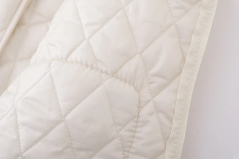 2025 Lightweight Cotton Vest for Middle-Aged And Elderly Women Stand Collar Sleeveless Casual Outerwear Anti-Cold And Warmth