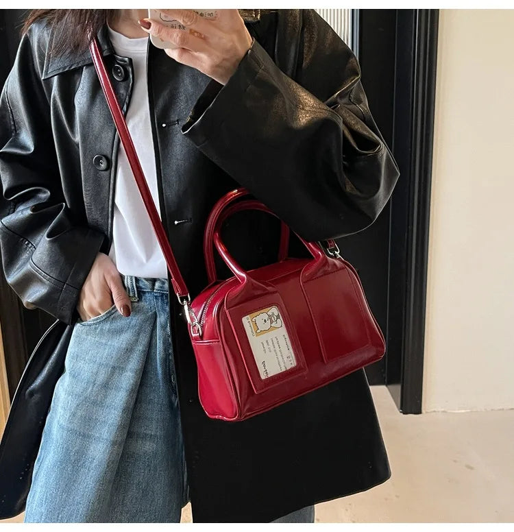 2025 New Y2K Harajuku Shoulder Bag Women Korean Transparent Ita Bag Crossbody Bag Female Japanese Designer Trend Handbag Purse