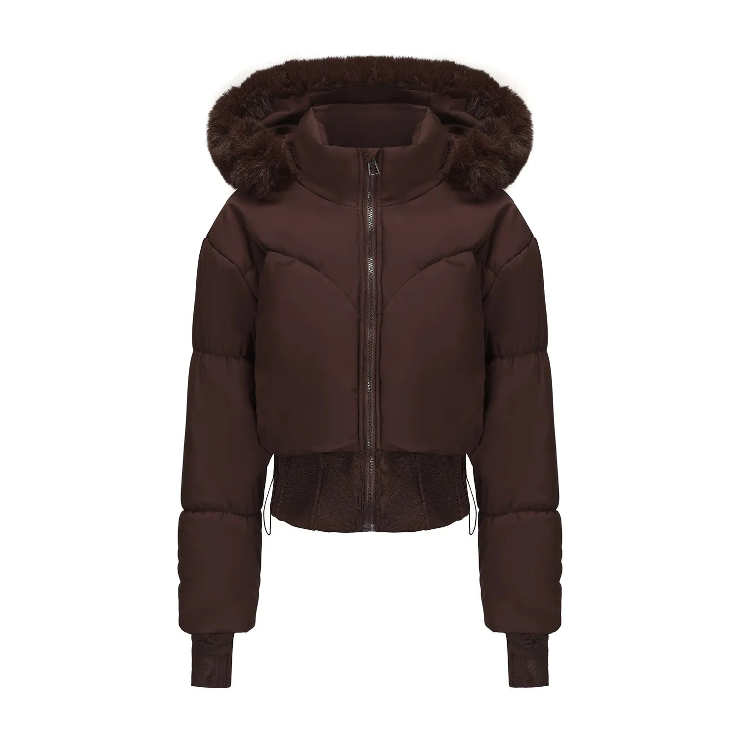 Thick Warm Women's Winter Down Jackets Coats Parkas Large Fur Collar Hood Woman Cotton Padded Puffer Jacket Outwear Overcoat H01