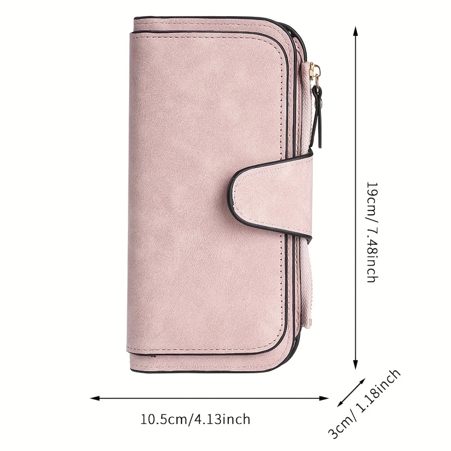 1pc Personalized Photo Custom Women's Long Wallet Custom Picture Coin Purse with Zipper Multi-Card Slot Multifunction Card Hold