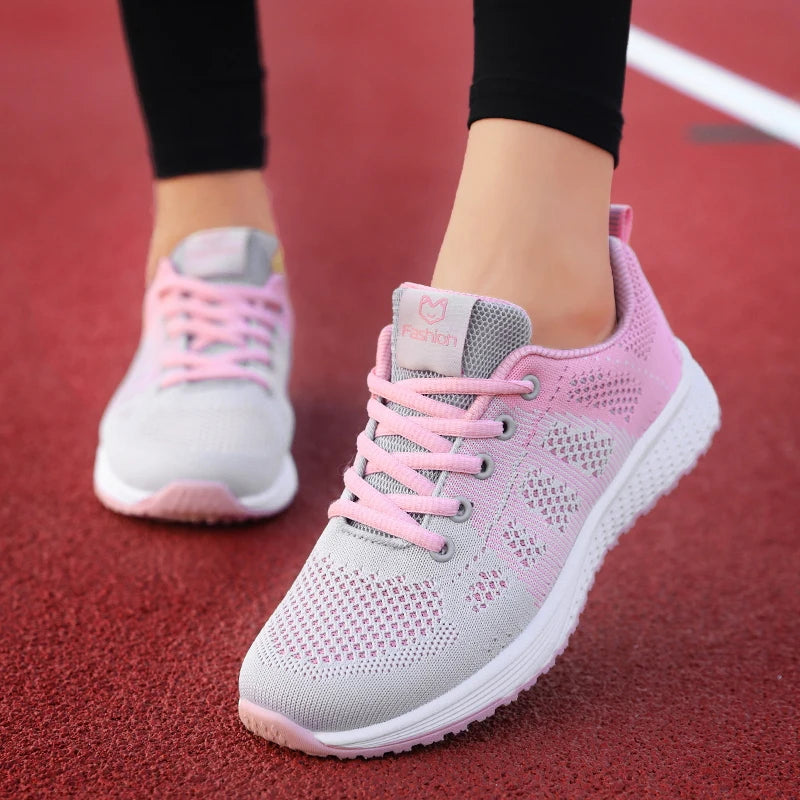 2025 Women Sport Shoes Fashion Platform Sneakers Ladies Spring Winter Flats Running Shoes for Woman