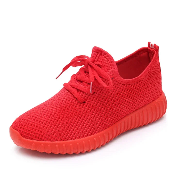 Women's Vulcanize Shoes 2025 Sneakers Solid Black Red Shoes Gym Fitness Trainers Walking Sport Shoes Female Zapatos Mujer
