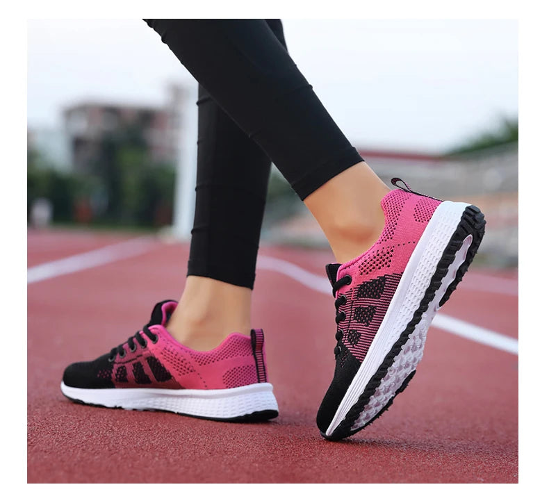 2025 Women Sport Shoes Fashion Platform Sneakers Ladies Spring Winter Flats Running Shoes for Woman