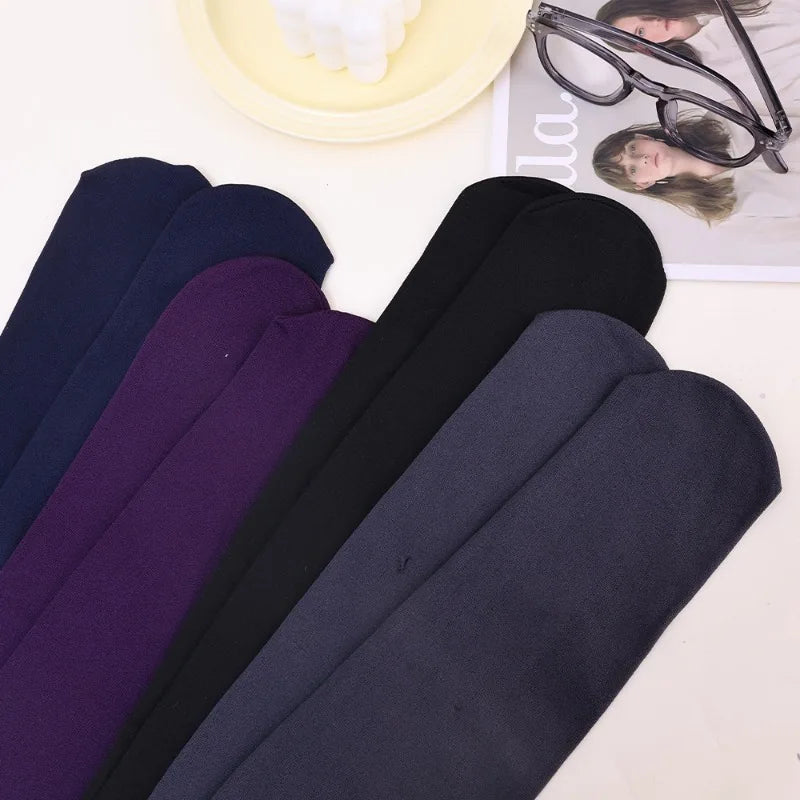 8 Colors Velvet Stretchy Tights for Women Soft Breathable Solid Color Pantyhose Thickness Thermal Legging Warm Stylish Stockings