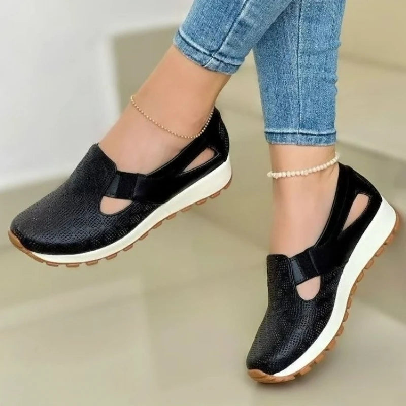 Mesh Women's Loafers Spring Summer Casual Sneakers Comfortable Slip-on Women's Vulcanized Shoes Flat Sneakers Zapatos De Mujer