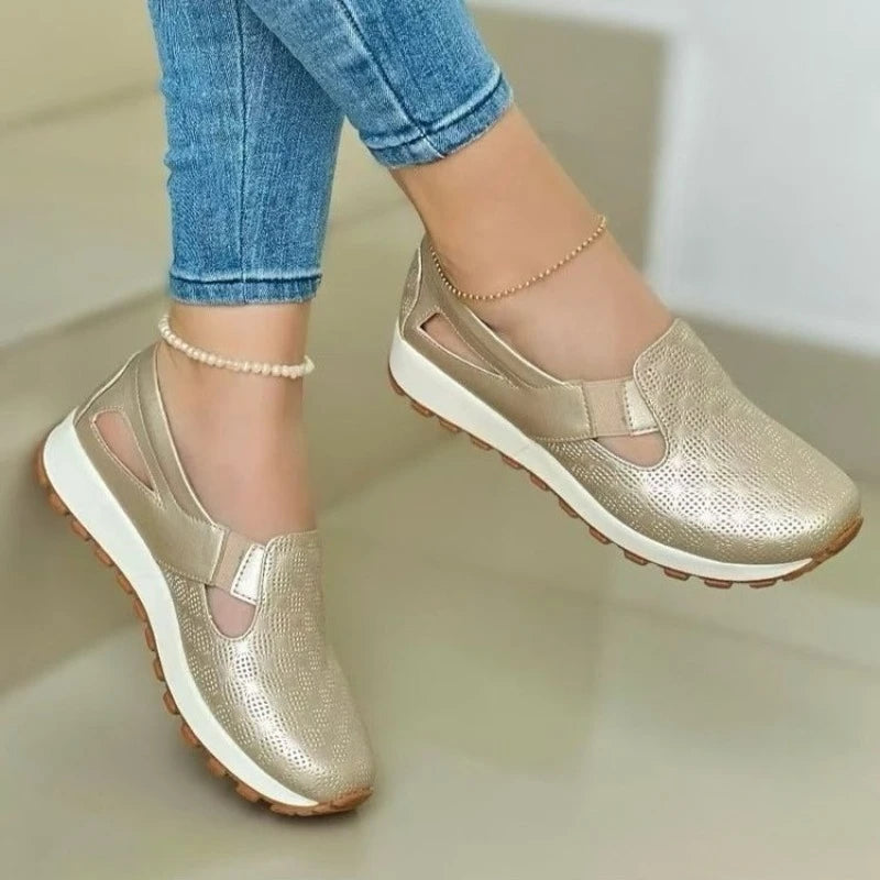 Mesh Women's Loafers Spring Summer Casual Sneakers Comfortable Slip-on Women's Vulcanized Shoes Flat Sneakers Zapatos De Mujer