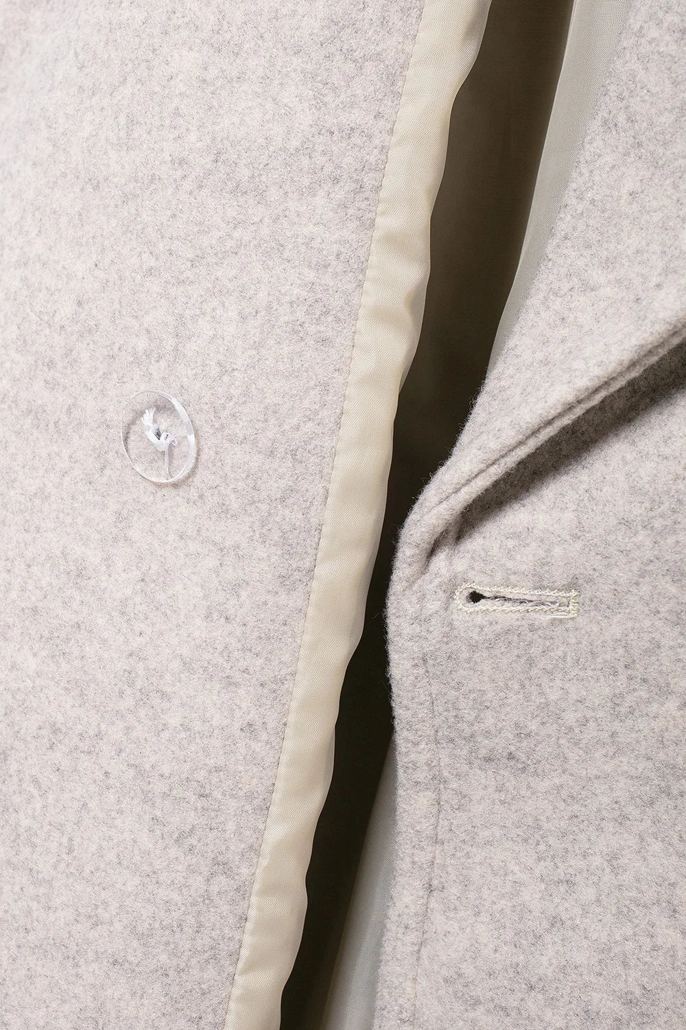 TRAFZA Women Winter Casual Wool Blend Notched Lapel Collar Coat Chic Double-breasted Trench Coats Oversized Female Long Jackets