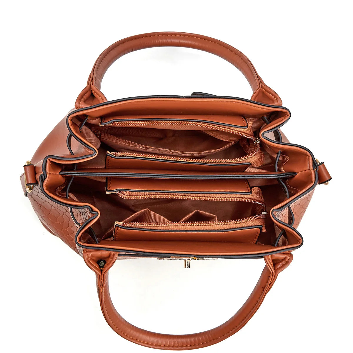 12.4 inch 31cm)New Crocodile Pattern Women's Shoulder Bag; Large Capacity Handbag; Mother and Child Bag; Crossbody Bag