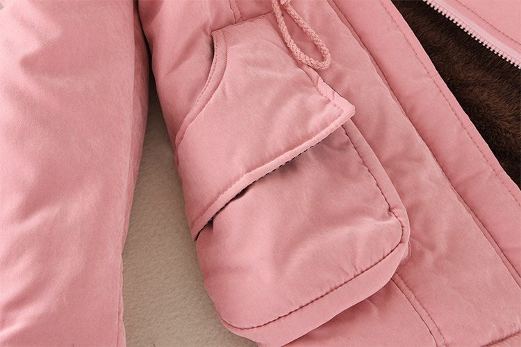 2025 New Autumn Winter Women Cotton Jacket Padded Casual Slim Coat Emboridery Hooded Parkas Wadded Warm Overcoat Fashion Parkas