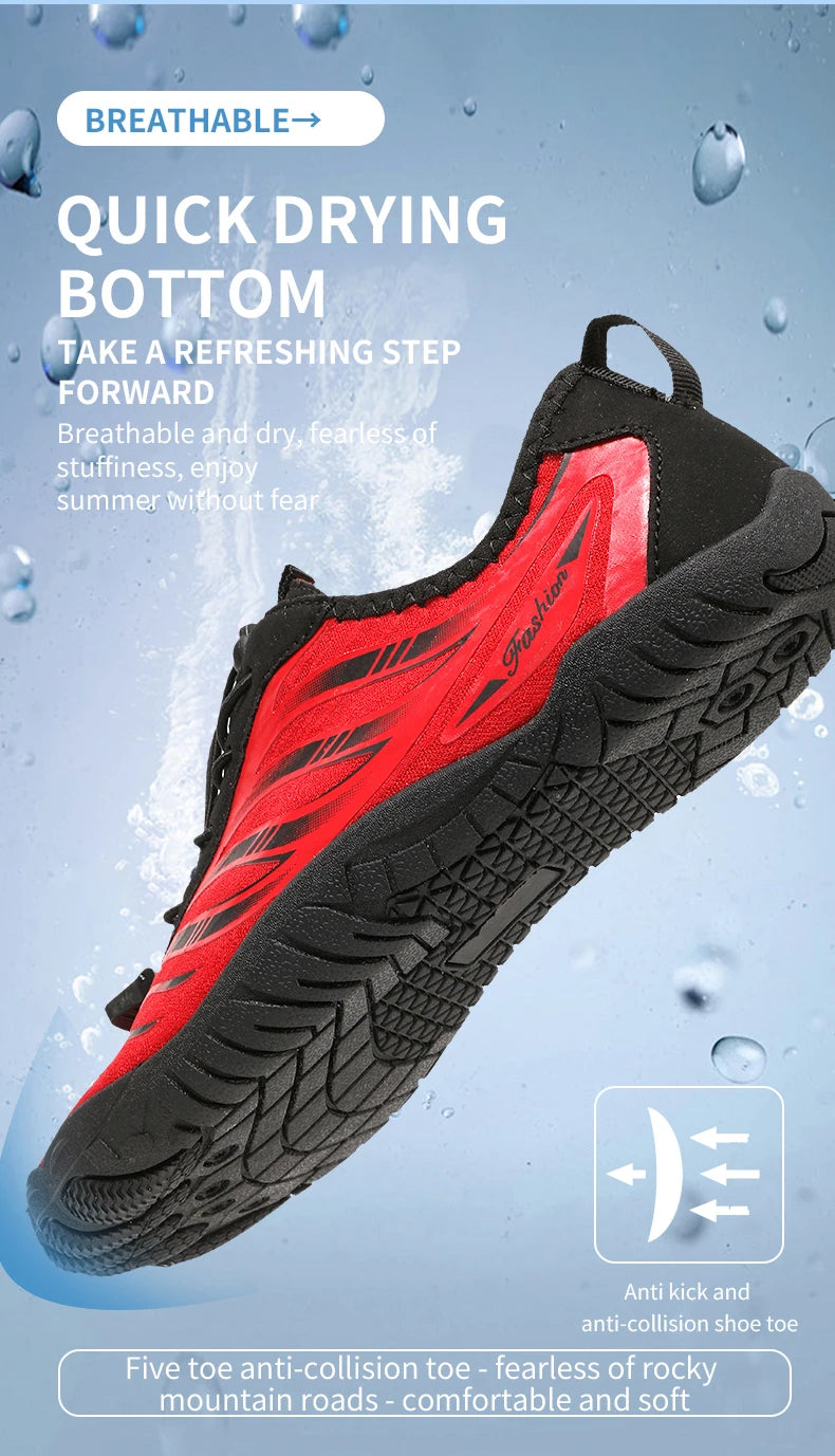 Summer Women Wading Shoes Barefoot Beach Adults Gym Outdoor Training Footwear Quick-Drying Breathable Canyoning Sneakers For Men