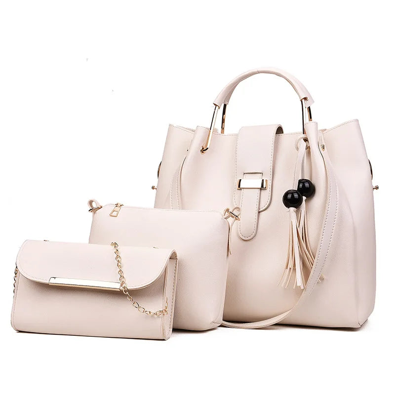 Women's Handheld Bun Mother Bag Women's Shoulder Bag Fashion Retro Leather Bag Large Capacity Handbag Oblique Shoulder Bag