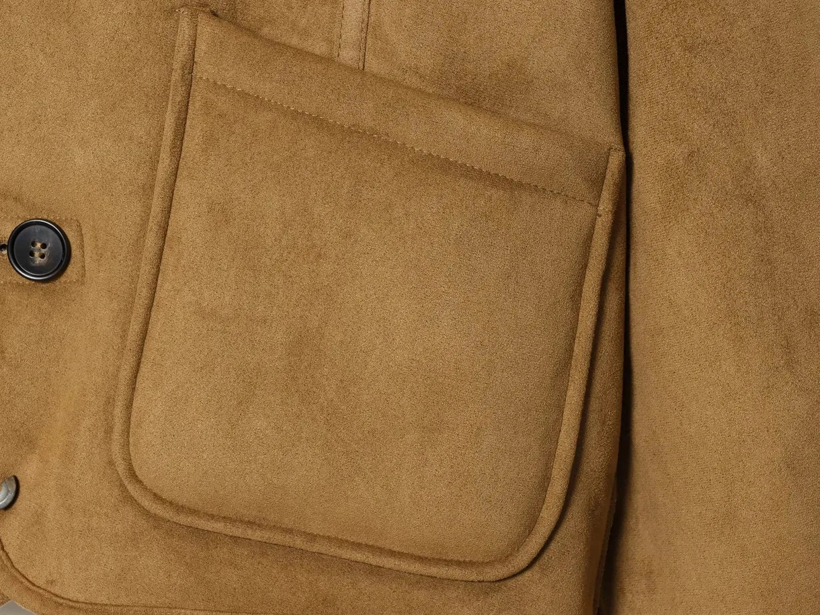 Women 2025 Double-Sided Wear Lamb Velvet Coat Women's Fashion Stand Collar Single Breasted Pocket Short Jacket Lady Outerwear