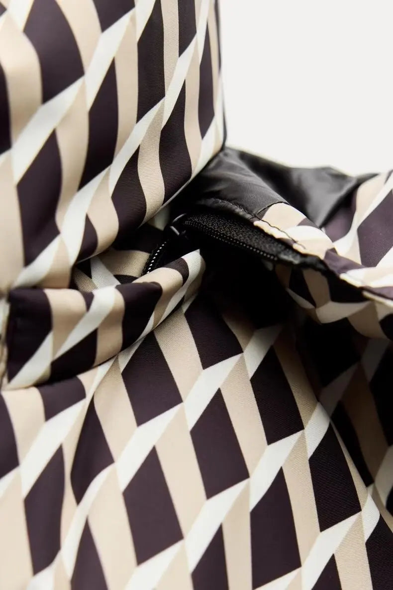 Women's Winter Hooded High Waist Padded Sport Parkas Coats with Belt Female Elegant Thick Warm Pockets Windproof Skiing Jackets