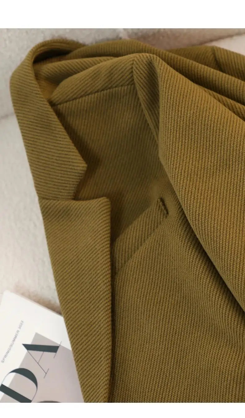 Luxury Brand Blazers Women Clothing Autumn Winter Jacket Button Office Ladies Coat Design Jacket Long Sleeve Outerwear Suits New