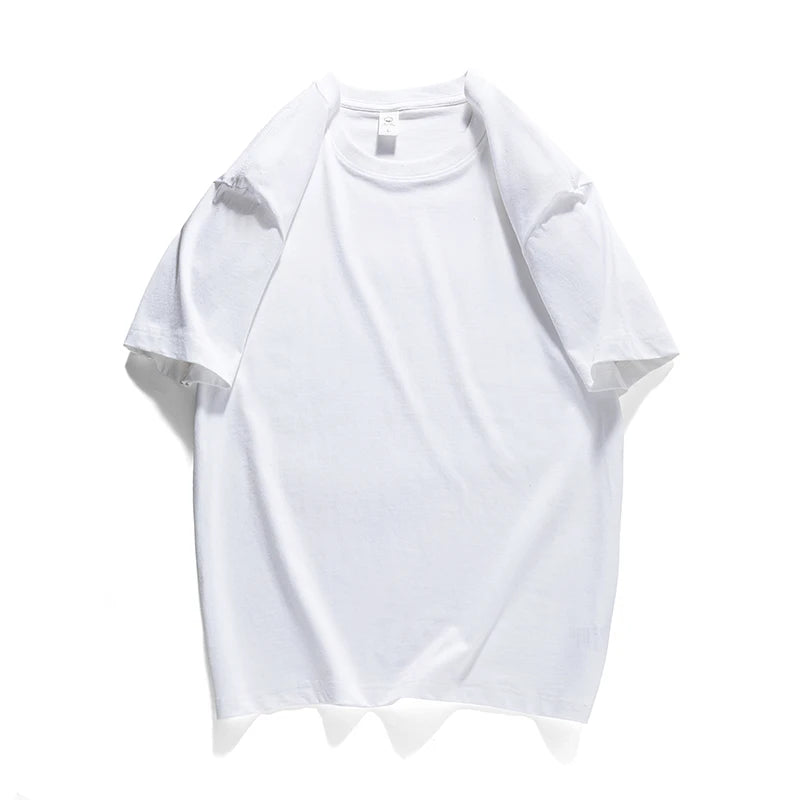 COUTUDI 100% Cotton 3 pieces Women Short Sleeve T-shirt Summer Oversize Solid Color Basic Top Casual Female Regular Fit Soft Tee