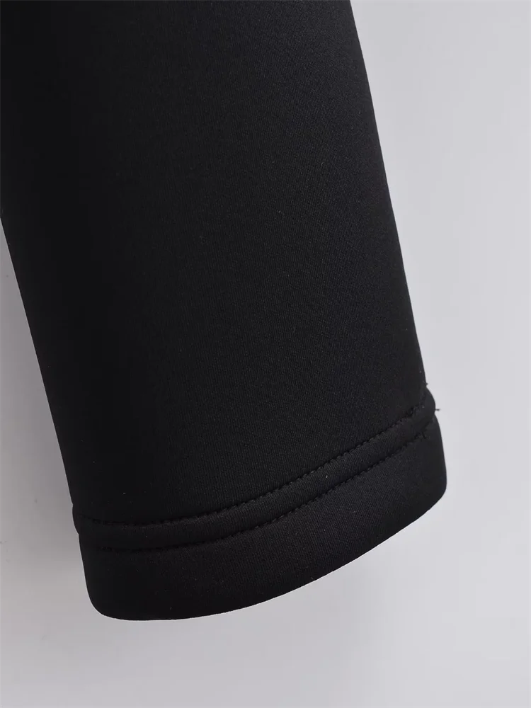 Kar&Otza 2025 Autumn/Winter New Women's Stand up Collar Splicing Short Cotton Clothes Lightweight Cotton Jacket Coat