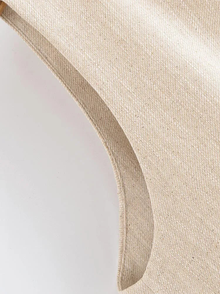 2025 Women Summer 2-Pieces Sets Fashion Casual Solid Vests Coats and Straight Pants Female Elegant Street Two Suits Clothing