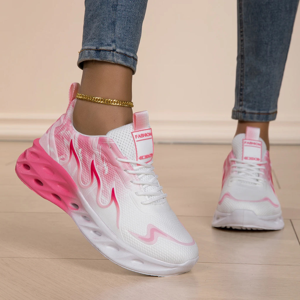 Men Sports Shoes Trendy Breathe Soft Sole Comfort Outdoor Fitness Jogging Shoes Couple Walking Sports Tennis Shoes for Men Women