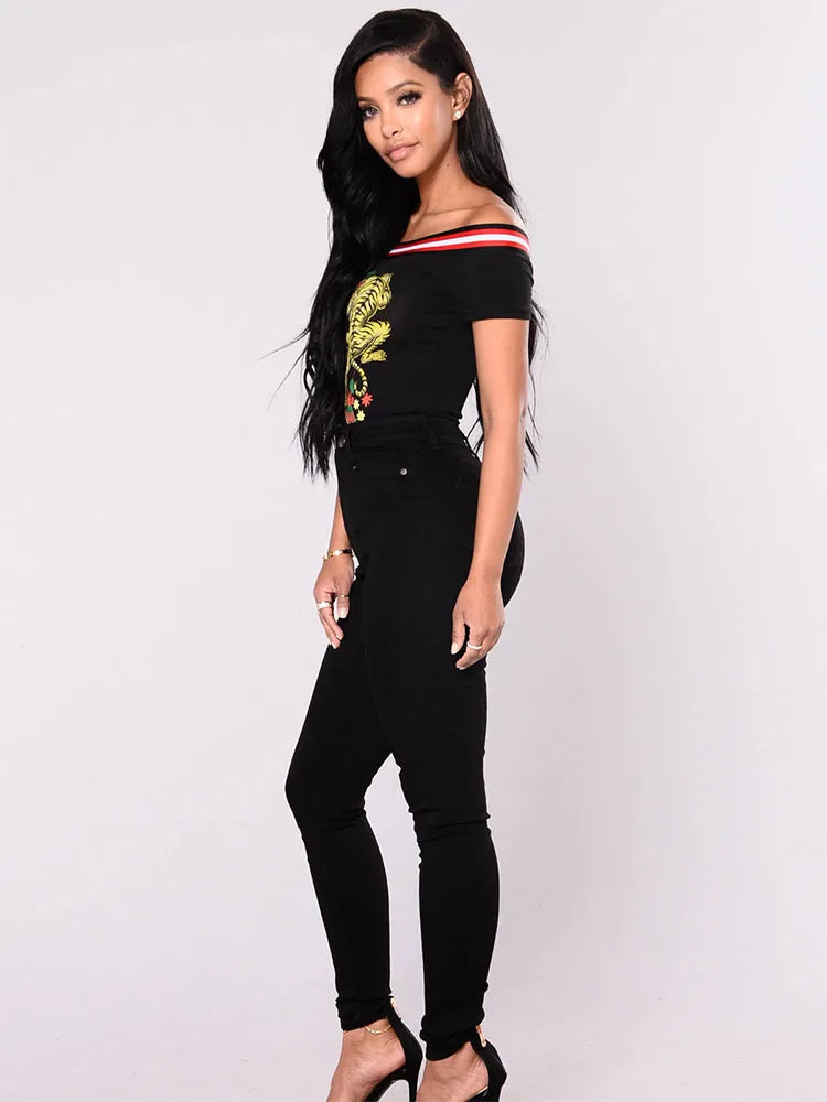 2025 NEW Women’s Skinny Jeans Pants Vintage Denim Jeans Women Fashion Stretch Trousers streetwear Straight Leg Wrap Hips Jeans