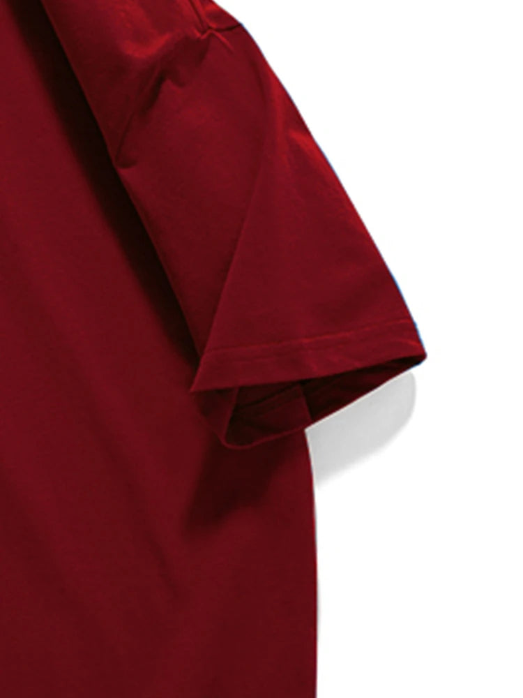 COUTUDI 100% Cotton 3 pieces Women Short Sleeve T-shirt Summer Oversize Solid Color Basic Top Casual Female Regular Fit Soft Tee