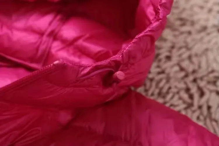 Plus Size 5XL 6XL 7XL Women's Hooded Puffer Jackets 2023 New Arrivals Female Ultra Lightweight Packable Warm Slim Fit Down Coat