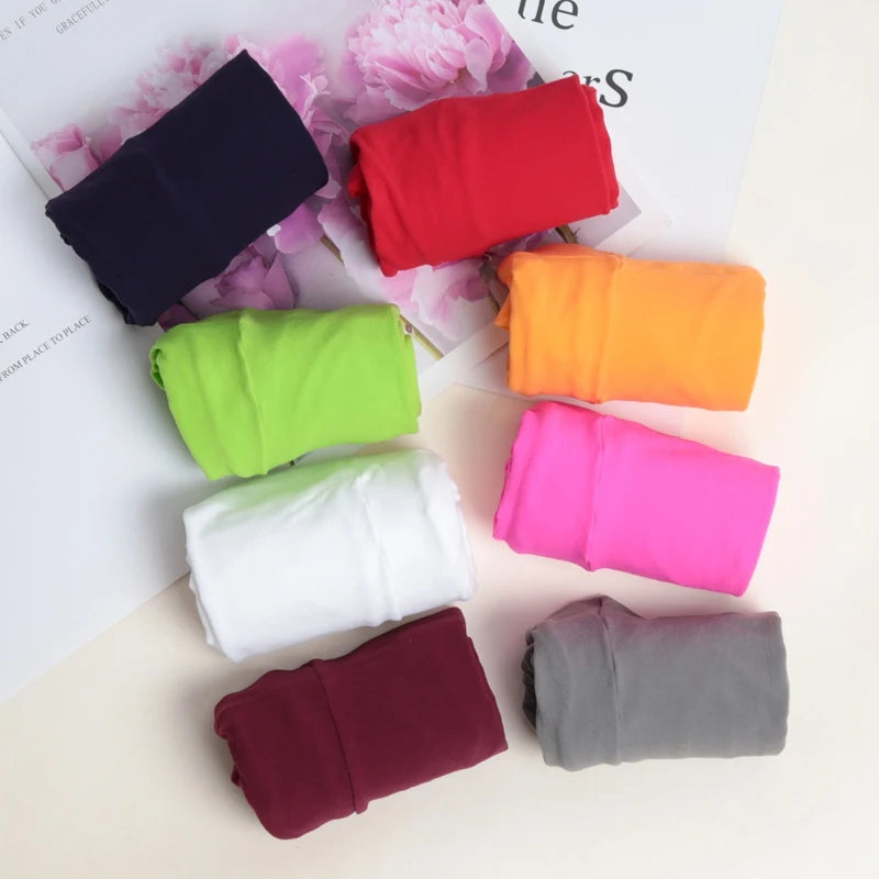 Women's Vintage Red Women's Pantyhose Spring Autumn Velvet High Elastic Y2k Slim Fit Candy Colored Tights Stockings for Females